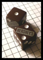 Dice : Dice - 6D - Hersey Chocolate Dice - JA Trade July 2010